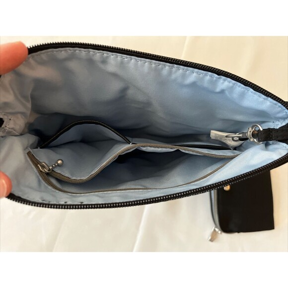 BAGGALLINI Crossbody Women’s Black Go Bagg With RFID Wristlet Long Adj Strap NWT - Picture 6 of 16